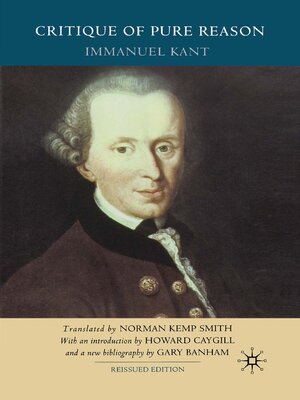 cover image of Critique of Pure Reason